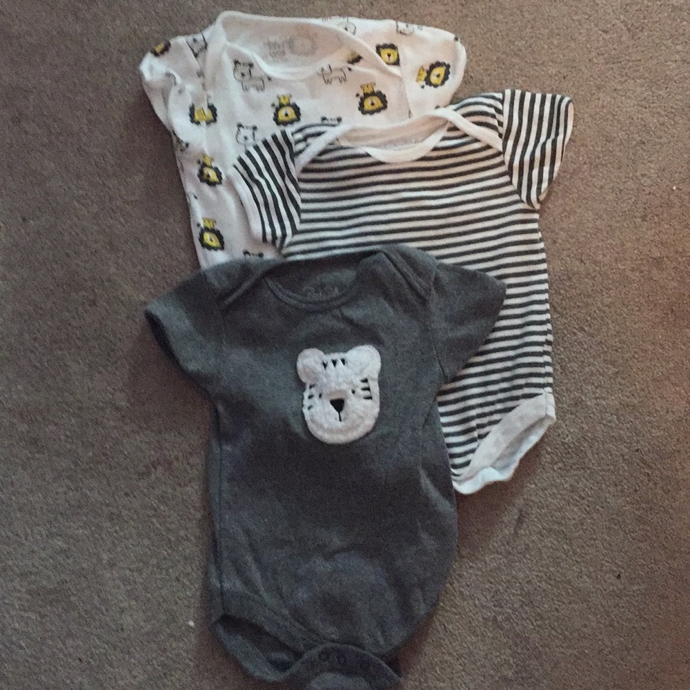 Baby bundle of animal onesies